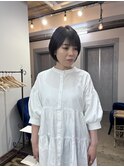丸みショートボブ
