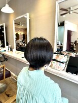 ヘアーメイクロージー 八軒店 (HAIR MAKE ROSY)&nbsp;大人丸みショートボブ20代30代40代50代