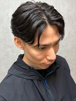 ディスイズバーバーフォース(THIS IS BARBER 4th)&nbsp;毛流れパーマ ニュアンスパーマ ツーブロック 刈り上げ