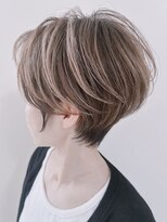アナザヘアー なんば 高島屋前店(ANAZA hair)&nbsp;スマートショート大人可愛い20代30代40代前下がりショートボブ