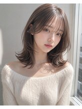 ナンバー ブラオ 名古屋栄(N° blao)&nbsp;美髪レイヤーカット/顔まわりレイヤー/くびれミディアムレイヤー