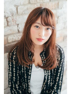カノープス ヘアアンドメイクアップ(Canopus hair&make up) ナチュラルロング×前髪カット[ゆる巻きロング/アースカラー]