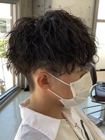 2wayパーマスタイルツイストスパイラルツーブロック
