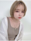Aラインボブ×ふわふわショート