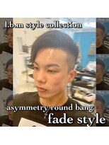 レジット メンズ ヘアサロン(LEGIT MEN's HAIR SALON)&nbsp;9：1分けかきあけフェードスタイル