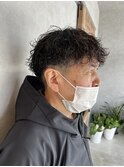 ツーブロック/メンズマッシュ/波巻きスパイラルパーマ