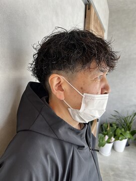 リット×ベリエ(Lit.×belier) ツーブロック/メンズマッシュ/波巻きスパイラルパーマ