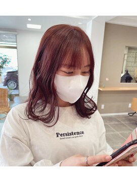 シンス(Since) 暖色 ふんわり 鎖骨 ミディ