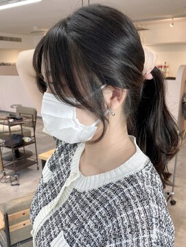 ミョンシル 韓国風顔周りカット