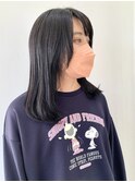 【FOLK】就活もOK!黒染め・ブラック☆似合わせ内巻きミディアム