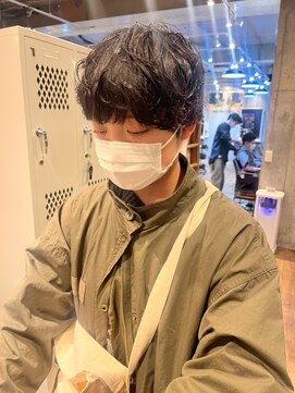 リィリ バイ ロダット 横浜(rili by LODAT) マッシュパーマ黒髪時短スタイリング【rili横浜】