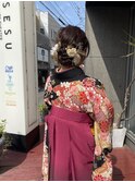 袴着付け×ヘアセット