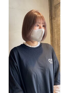 アン(Un) 【ミルクティーボブ】【ミルクティーショコラ】【ケアブリーチ】