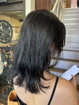 アヴァンス 天王寺店(AVANCE.) ブルーブラック×透明感