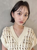 【PARK】切りっぱなしボブ×ラベンダーアッシュ