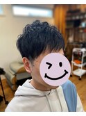 ツーブロックショート