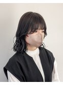 切りっぱなしミディアム / アッシュグレー