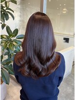 ビスポーク (HAIR SALON BESPOKE) チョコレートブラウン髪質改善カラー艶感ストレート
