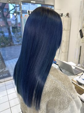 インパークス 西新井店(INPARKS) ロング/ディープブルーヘア