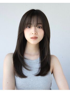 エインアンリー 明治神宮前(AIN.ANLY.) レイヤーカット/顔まわりレイヤー/顔まわりカット/前髪カット