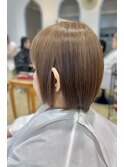 ☆縮毛矯正を感じさせないボブ☆