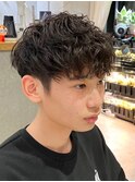 波巻きパーマ