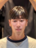 アルム オモテサンドウ(ALLM omotesando) 韓国ヘア シースルーマッシュ ダウンパーマ メンズ 表参道