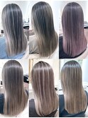 艶髪ストレートバレイヤージュ