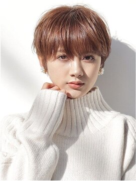 クート 久喜(ku－to) マッシュショート×ピンクベージュ