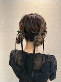 ルーズなツインテール