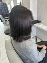 キング(K!ng)&nbsp;縮毛矯正髪質改善ハイライトレイヤーカット楠葉美容室エクステ