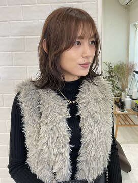 ナジック(749) ミディアム×デジタルパーマ