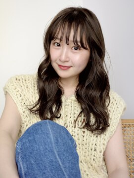 フィルムス 渋谷(FILMS) イメチェン/外ハネボブ/美髪/ワイドバング/ブルーブラック/前髪