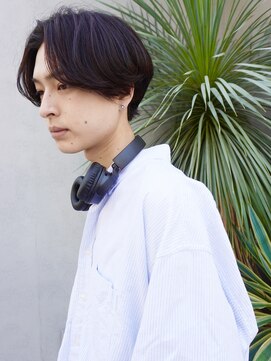 ディッセンバー 伊勢崎(December) メンズ /ブルーブラック/フェザーパーマ/ ニュアンスパーマ/