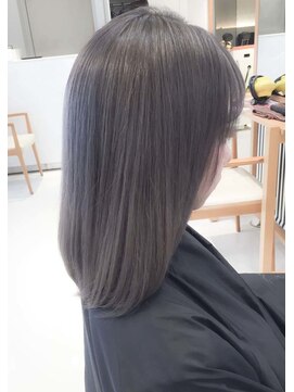 デイズ(days) 暗めカラーダー ブリーチダブルカラー　ラベンダーグレージュ