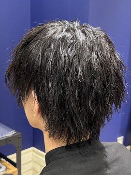 ハッシュタグネイビー 仙台駅前店(#NAVY) ツイストスパイラル仙台美容室波巻きシャドウパーマサーフカール