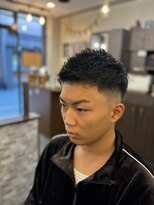 ラムール&nbsp;アップバングミドルフェード