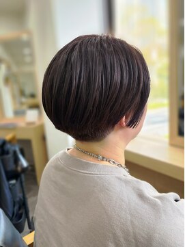 カッコ(kakko) ショート刈り上げ　×   パープル