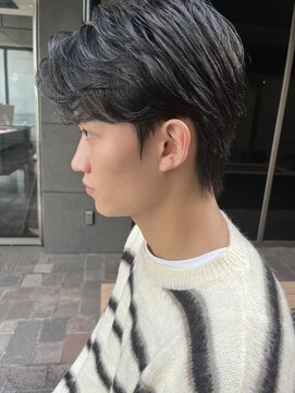 リークフー(Ree cu fuu) メンズヘア!韓国フェザーパーマ カルマヘアコンマヘア