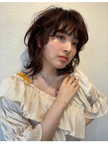 カバーヘア アカデミー 北浦和西口店(COVER HAIR ACADEMY)&nbsp;くびれミディ/ウルフレイヤーパーマ春カラーブリーチなしp北浦和