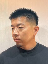 ジェントル(GENTLE) フェードベリーショート×スパイキーアップバング