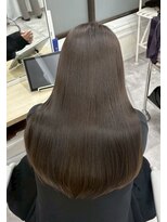 アウラ 近鉄八尾駅前店(Aura)&nbsp;透明感オリーブベージュ×髪質改善ロング