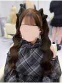 立体リボンツインテール