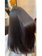 ヘアメイク オブジェ(hair make objet)の写真/髪への負担を軽減♪好みのストレート感に合わせて薬剤を調合☆指通りなめらかな憧れのさらツヤ髪に！