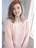 ブルー(BLUE)&nbsp;CUORE高林　外国人風かき上げヘアー#３Dカラー
