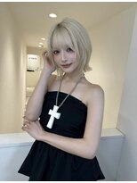アイトーキョーエス 渋谷(AI TOKYO S)&nbsp;ミルクティーブロンド/ダークブルー/デジタルパーマ/渋谷
