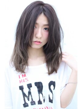 ブルーフェーセス 表参道(blue faces) 『bluefaces』ダークアッシュグラデーションほつれレイヤー