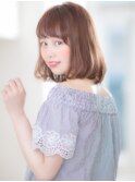 【VIALA 自由が丘】フェミニン×ミディアムボブ