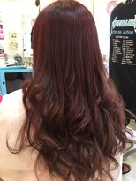 ヘアーラブジュエル(Hair Love JEWEL) ダークヴァイヲレッドピンクカラー