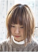 イメチェンボブ（切りっぱなし）
